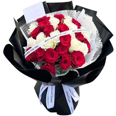 杭州28朵玫瑰花混搭,充满爱的温暖